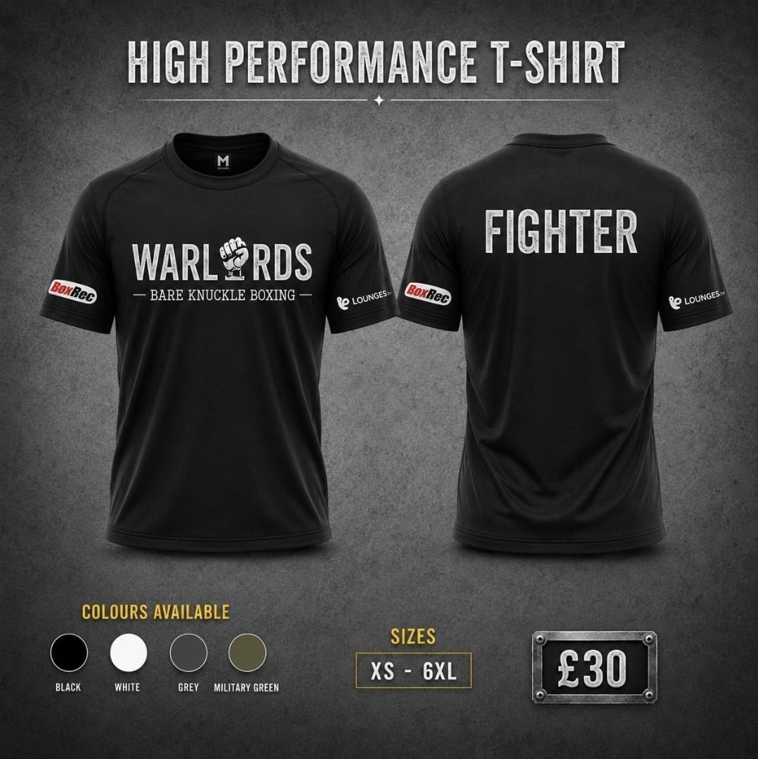 Warlords Fighter High Performance T-Shirt — exclusive to signed fighters